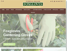Tablet Screenshot of foxglovesinc.com